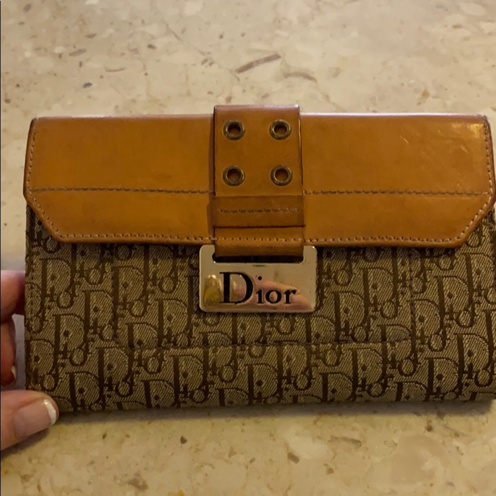 Dior vintage Trotter wallet